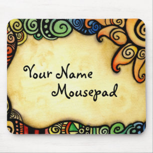 Alfombrilla De Ratón Diseño caprichoso con Sun Mousepad
