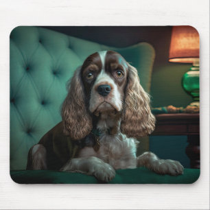 Alfombrilla De Ratón Diseño Clásico de Retrato de Cocker Spaniel Elegan