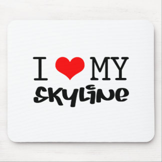 Alfombrilla De Ratón Diseño clásico "I love my Skyline"