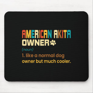 Alfombrilla De Ratón Diseño de Amante de Akita Americano - Regalo para 