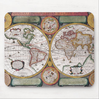 Alfombrilla De Ratón Diseño de amante de la historia del mapa del viejo