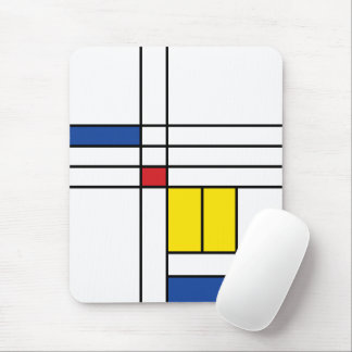 Alfombrilla De Ratón Diseño de Arte Moderno Minimalista De Stijl Mondri