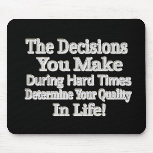 Alfombrilla De Ratón Diseño de Artesanía Cuidada "¡Su Calidad En La Vid (Frente)