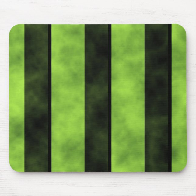 Alfombrilla De Ratón Diseño de banda verde y negra (Frente)