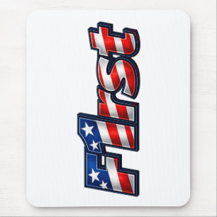 Alfombrilla De Ratón Diseño de bandera F1rst patriótica