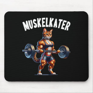 Alfombrilla De Ratón Diseño de barra de gato para culturistas culturism
