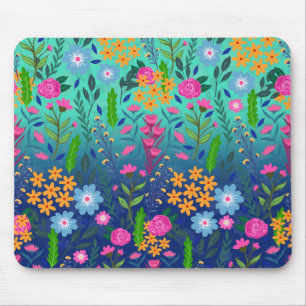 Alfombrilla De Ratón Diseño de Bonito de flores de jardín degradado B