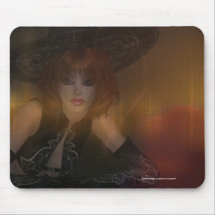 Alfombrilla De Ratón Diseño de Bruja Caída 1 Mousepad