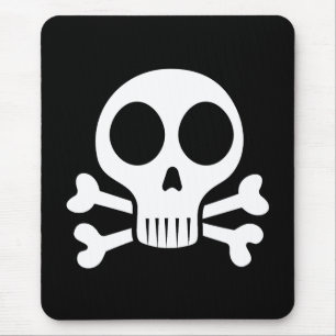 Alfombrilla De Ratón Diseño de calavera pirata