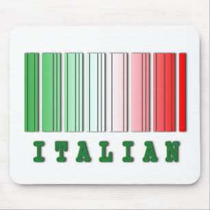 Alfombrilla De Ratón diseño de código de barras italiano