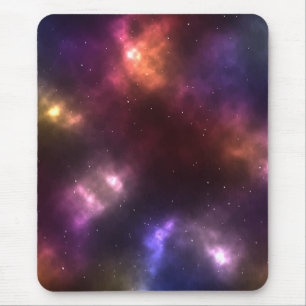 Alfombrilla De Ratón Diseño de constelaciones del espacio cósmico abstr