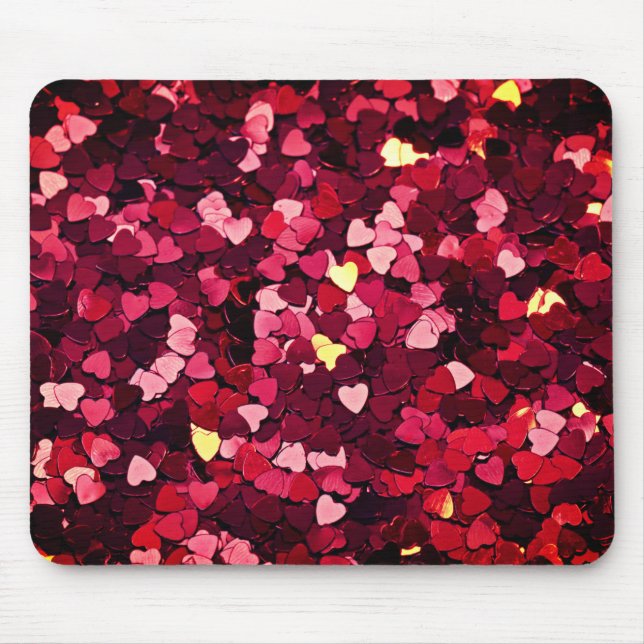 Alfombrilla De Ratón Diseño de corazón (Frente)