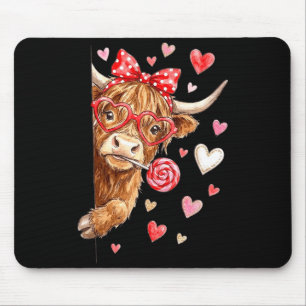 Alfombrilla De Ratón Diseño de corazón de caramelo de San Valentín de v
