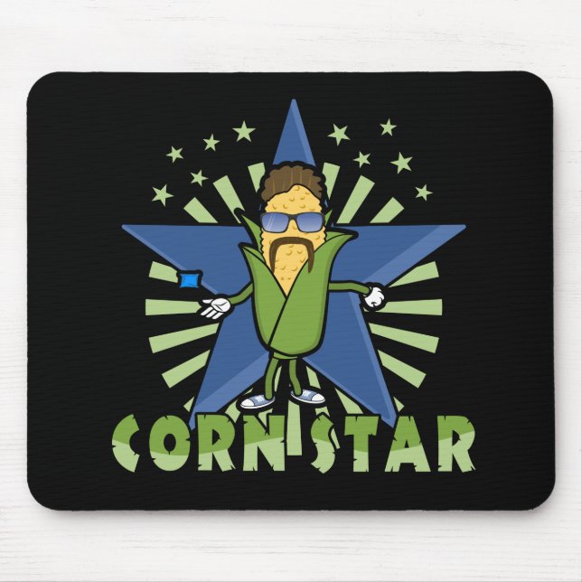 Alfombrilla De Ratón Diseño de Cornstar Funny Cornhole (Frente)