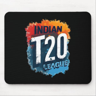 Alfombrilla De Ratón Diseño de críquet de la Liga India T_20 2025