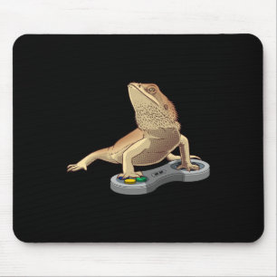 Alfombrilla De Ratón Diseño de dragón barbudo para juego de video de ma