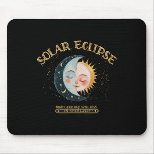 Alfombrilla De Ratón Diseño de eclipse solar 4.08.24 Eclipse solar tota