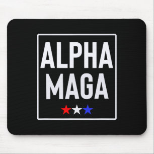 Alfombrilla De Ratón Diseño de elecciones Alpha Mega Trump 2024