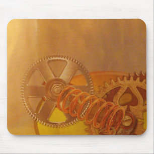 Alfombrilla De Ratón diseño de engranajes y mecanismos steampunk