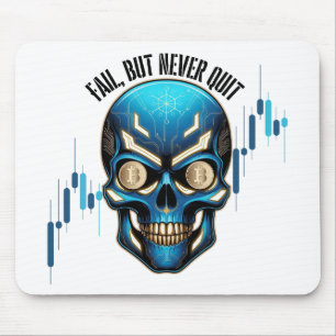 Alfombrilla De Ratón Diseño de fantasía Cripto Btc Motivación Azu