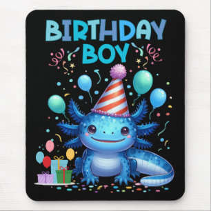 Alfombrilla De Ratón Diseño de Fiestas Cutos de Aniversario Axolotl Vib