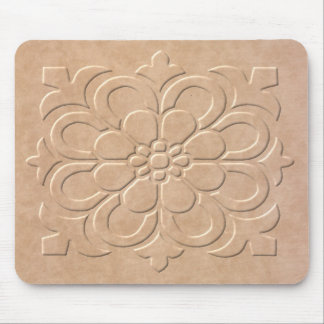 Alfombrilla De Ratón Diseño de Flor en relieve