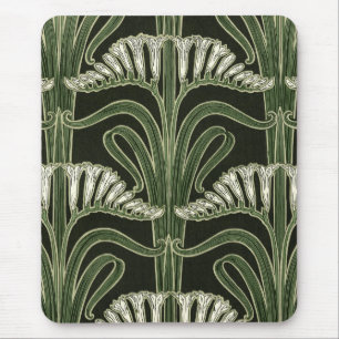 Alfombrilla De Ratón Diseño de flores Art Nouveau - Mousepad