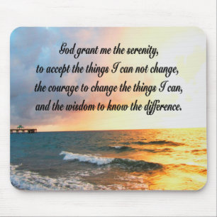ALFOMBRILLA DE RATÓN DISEÑO DE FOTOS SERENE SERENITY PRAYER SUNRISE