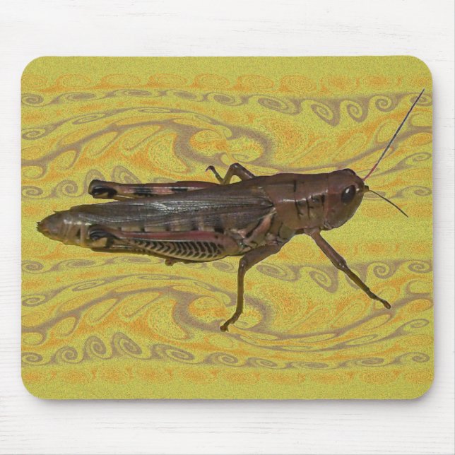 Alfombrilla De Ratón Diseño de Grasshopper (Frente)