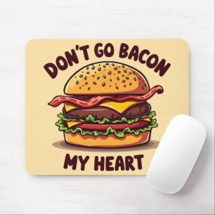 Alfombrilla De Ratón Diseño de hamburguesa con queso para amante del to