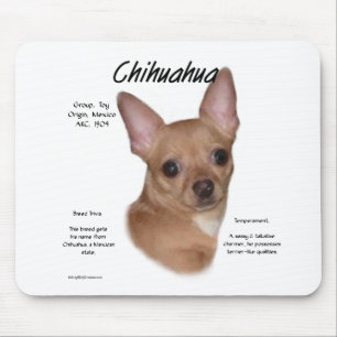 Alfombrilla De Ratón Diseño de historia de Chihuahua (suave)