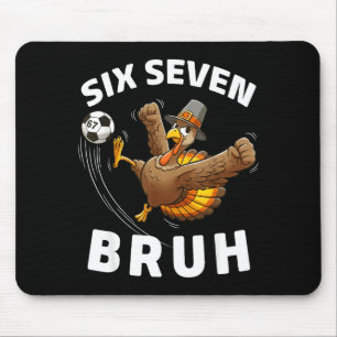 Alfombrilla De Ratón Diseño de humor divertido meme de fútbol pavo 67 s