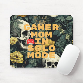 Alfombrilla De Ratón Diseño de juego en modo solo para mamá jugadora
