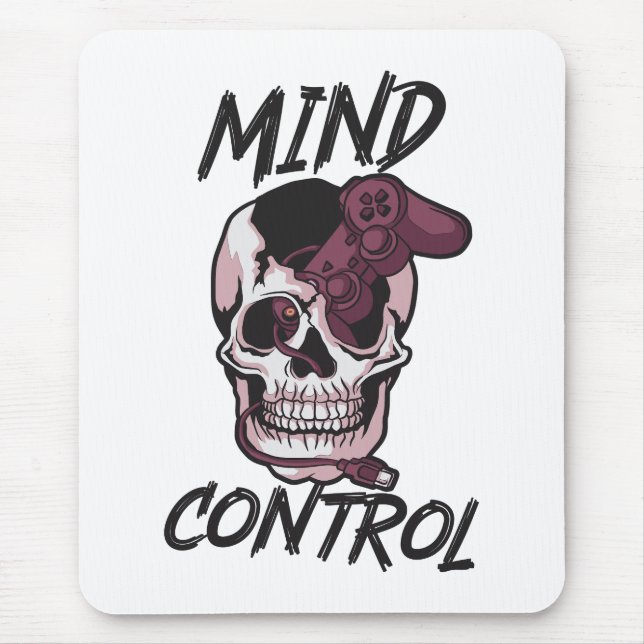 Alfombrilla De Ratón Diseño de juegos de control mental (Frente)