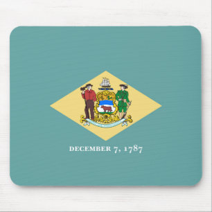 Alfombrilla De Ratón Diseño de la bandera de estado de Delaware