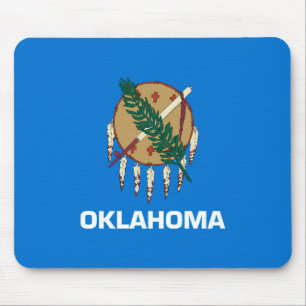 Alfombrilla De Ratón Diseño de la bandera del estado de Oklahoma