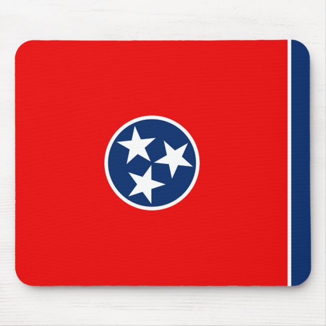 Alfombrilla De Ratón Diseño de la bandera del estado de Tennessee (Frente)