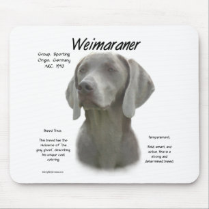 Alfombrilla De Ratón Diseño de la historia de Weimaraner