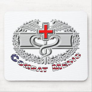Alfombrilla De Ratón Diseño de la placa médica de combate especial