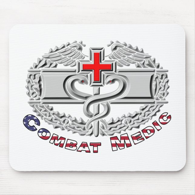 Alfombrilla De Ratón Diseño de la placa médica de combate especial (Frente)