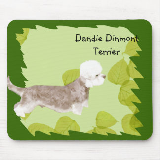Alfombrilla De Ratón Diseño de las hojas del verde del ~ de Dandie