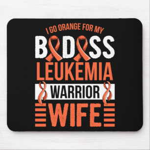 Alfombrilla De Ratón Diseño de leucemia aml para marido de una