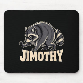Alfombrilla De Ratón Diseño de mapache Jimothy retro de los 80