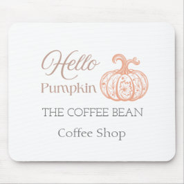 Alfombrilla De Ratón Diseño de marca otoñal para Café Artesanal Hello P