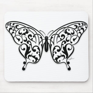 Alfombrilla De Ratón Diseño de mariposa