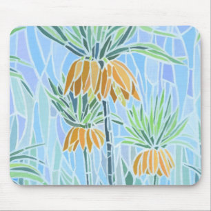 Alfombrilla De Ratón Diseño de mosaico floral