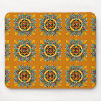 Alfombrilla De Ratón Diseño de mosaicos victorianos de Marigold