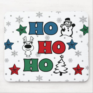 Alfombrilla De Ratón Diseño de Navidades Ho-Ho-Ho