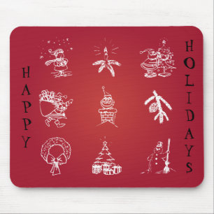 Alfombrilla De Ratón Diseño de Navidades personalizares