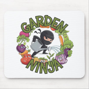 Alfombrilla De Ratón Diseño de Ninja Jardín - Gráfico divertido de jard